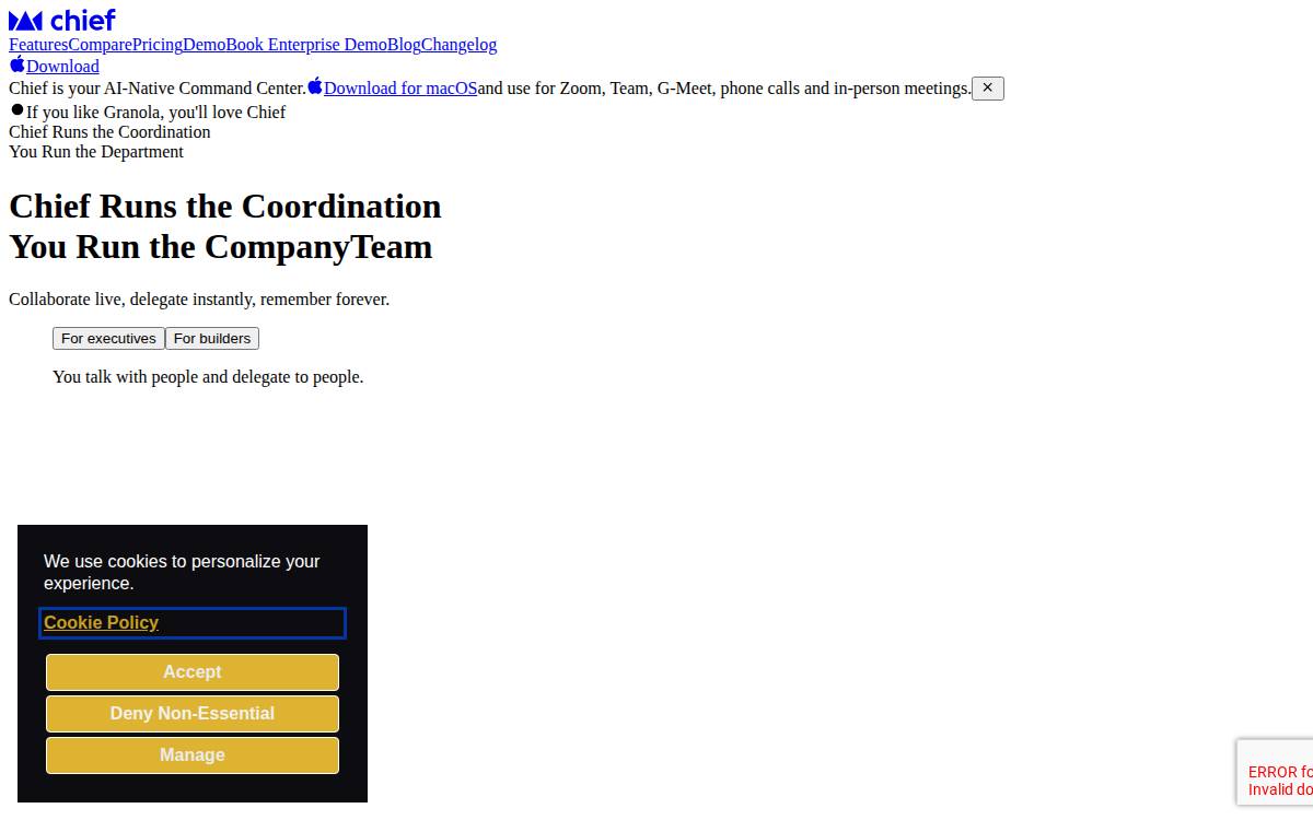 Storytell website preview