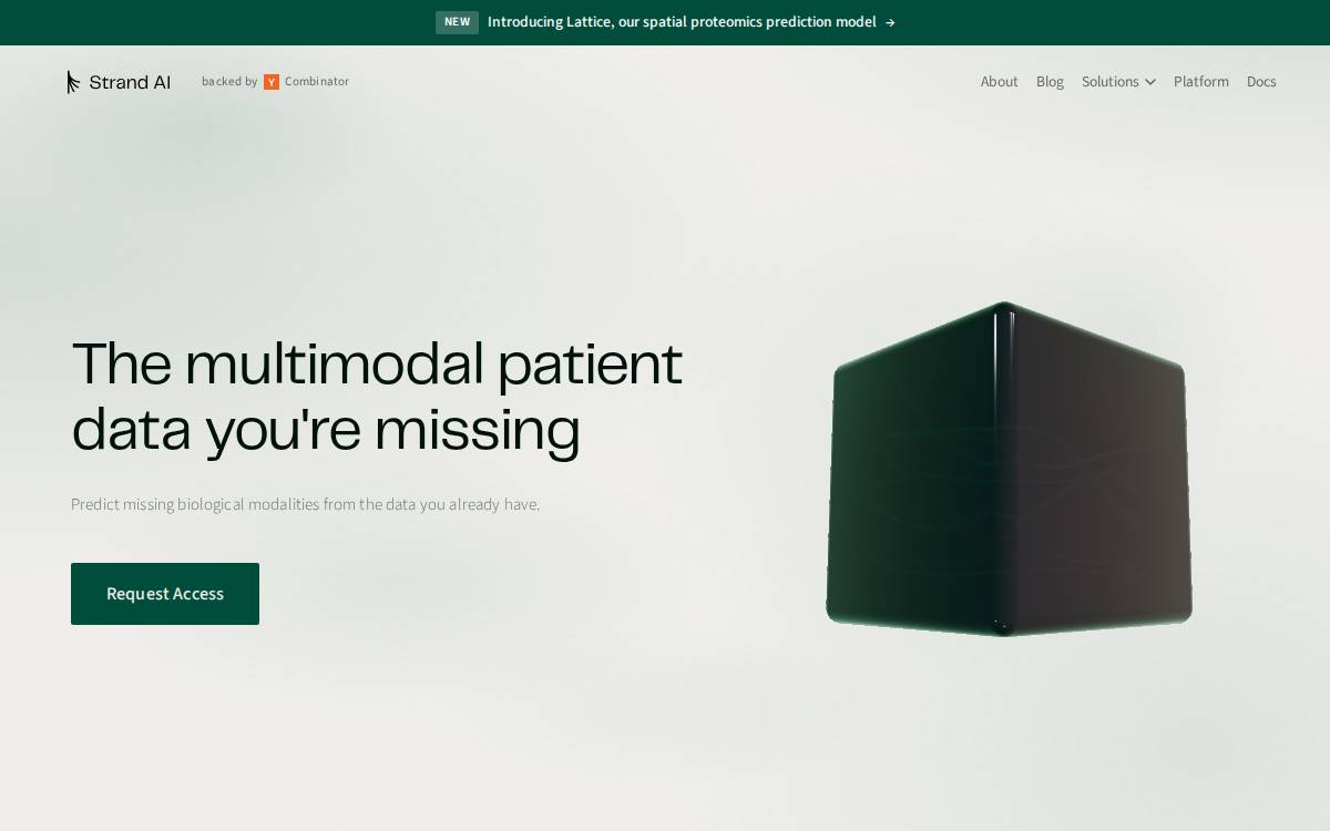 Strand AI website preview
