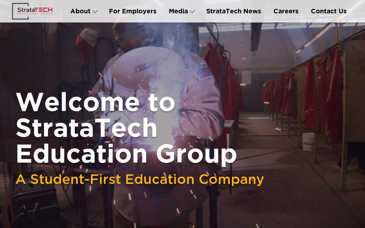 Stratatech website preview
