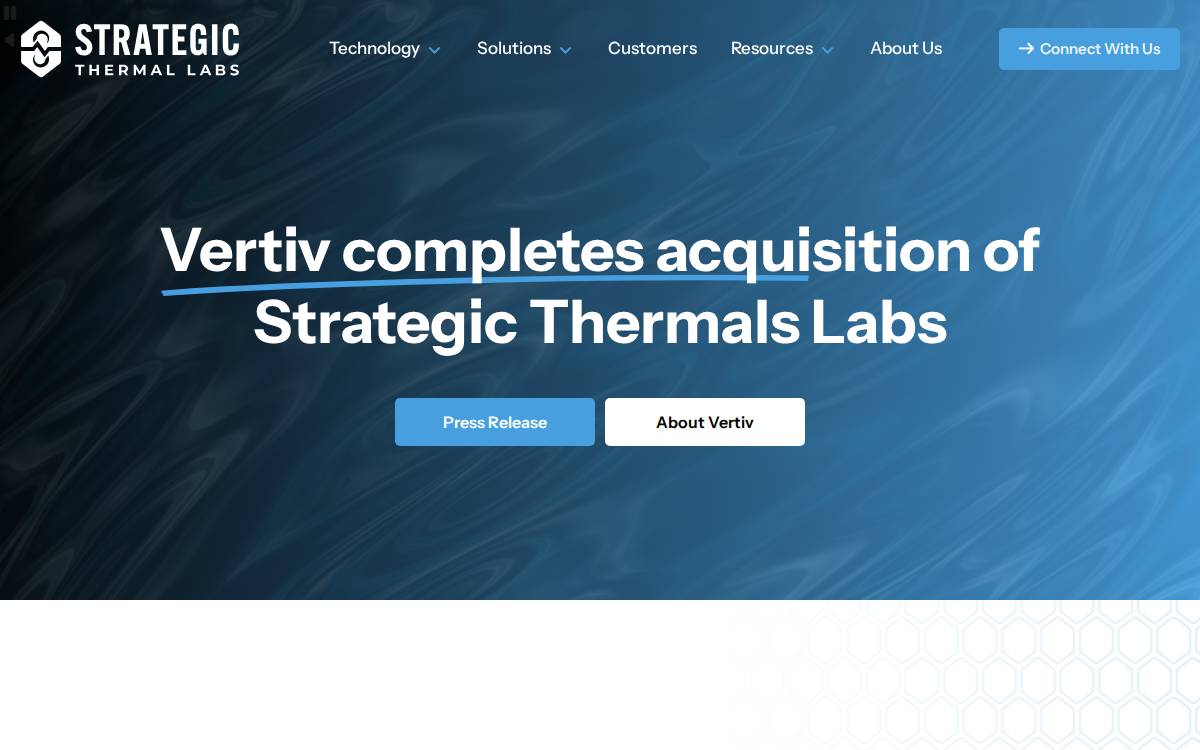 Strategic Thermal Labs website preview