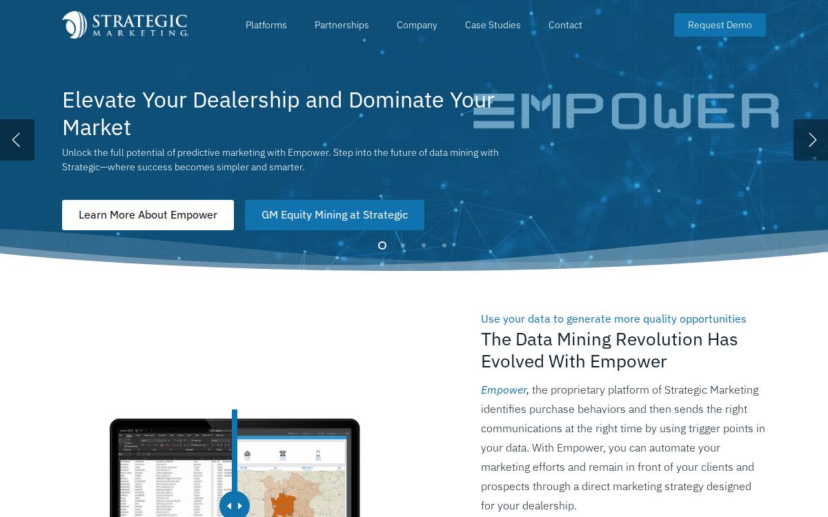 StrategicMarketing.com website preview