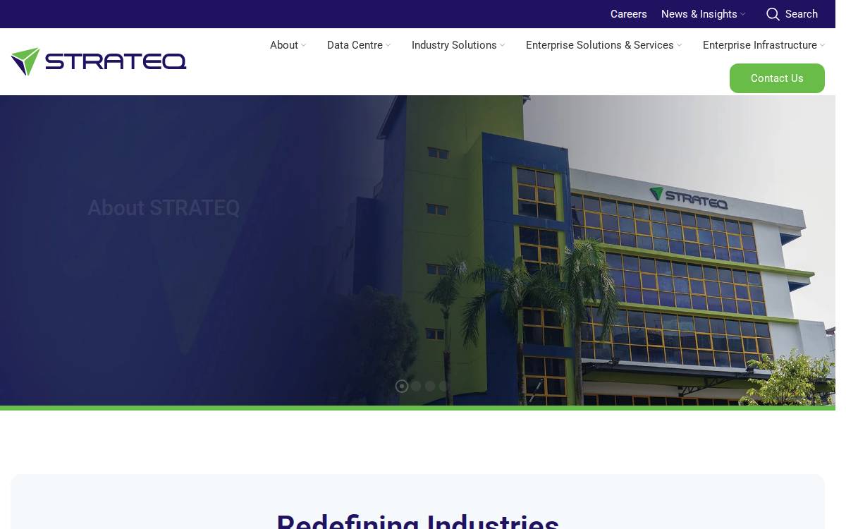 Strateq website preview