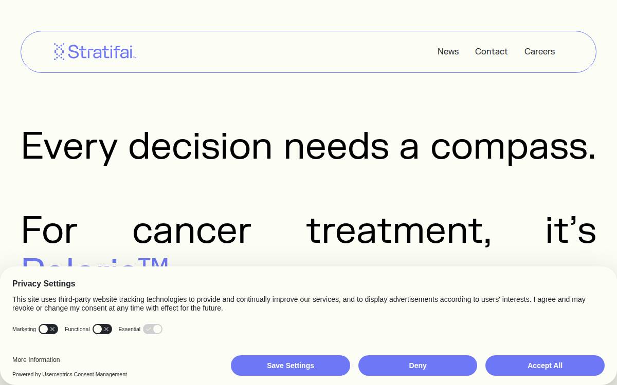 Stratifai website preview