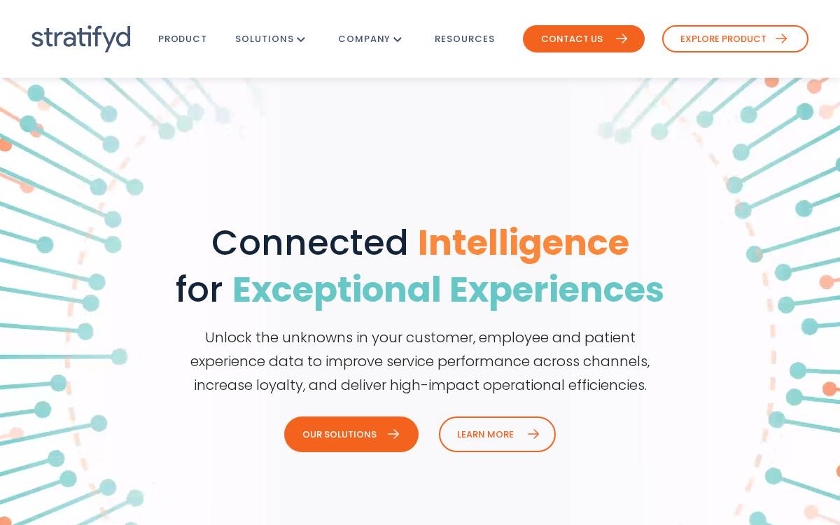 Stratifyd website preview