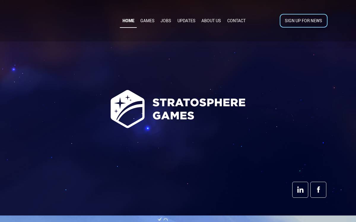 Stratosphere website preview