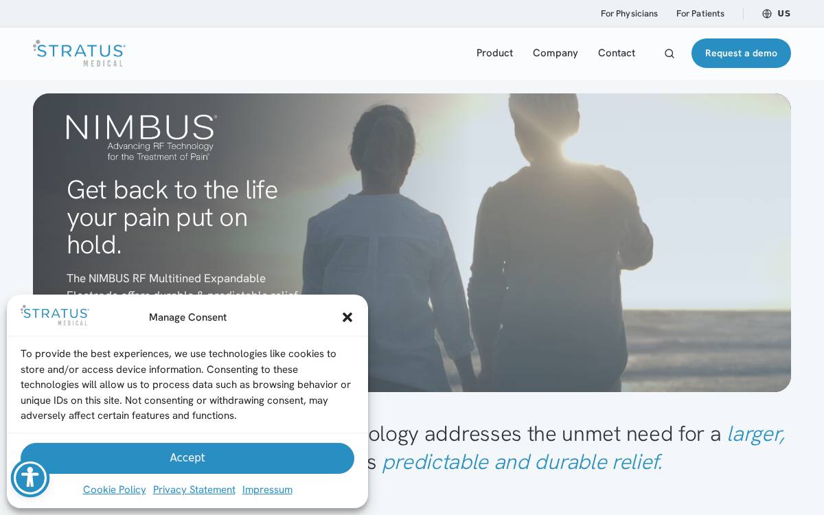 Stratusmedical website preview
