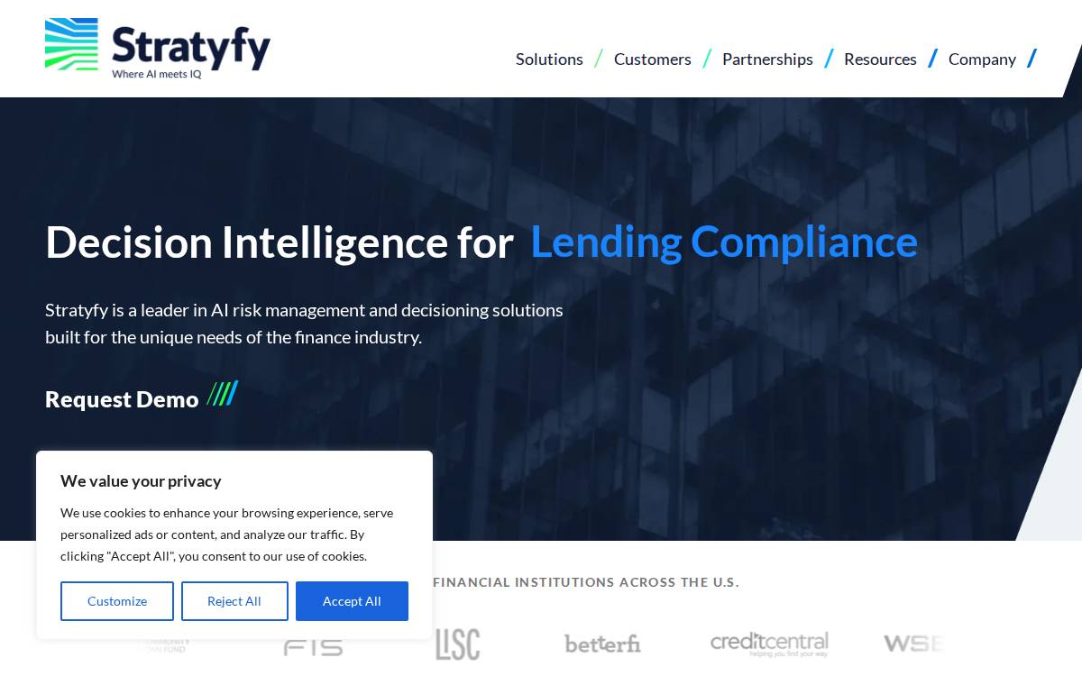 Stratyfy website preview