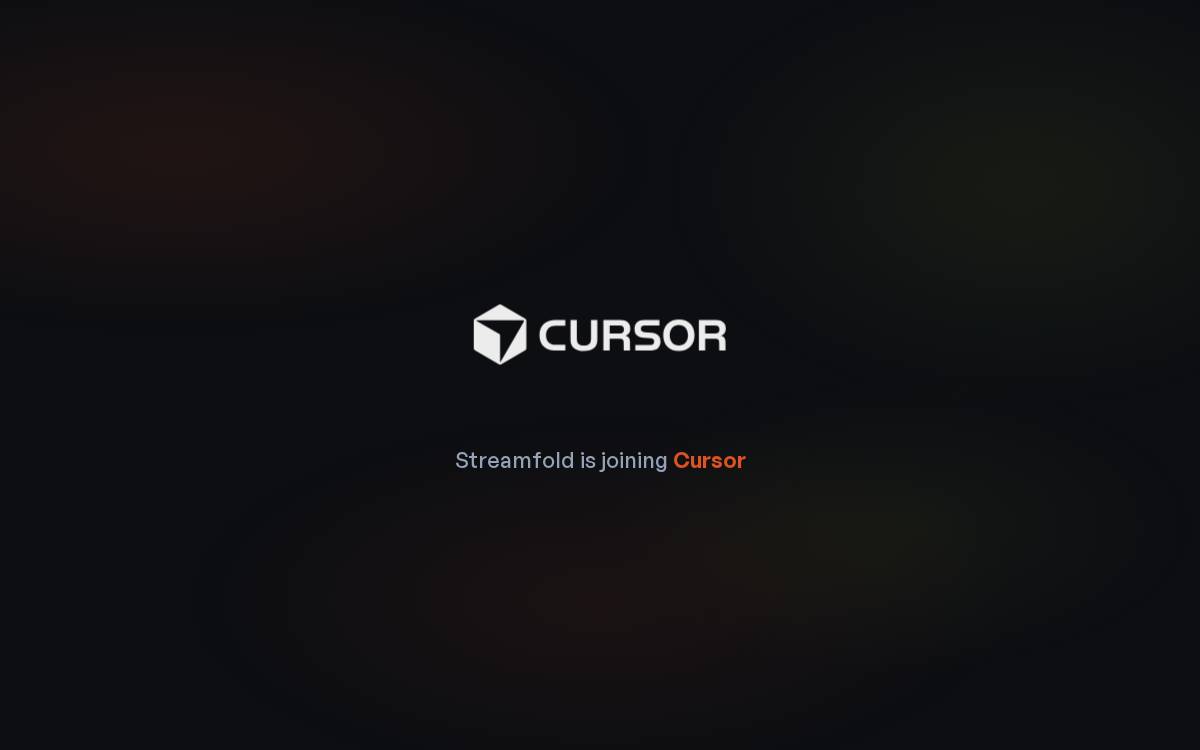 Streamfold website preview