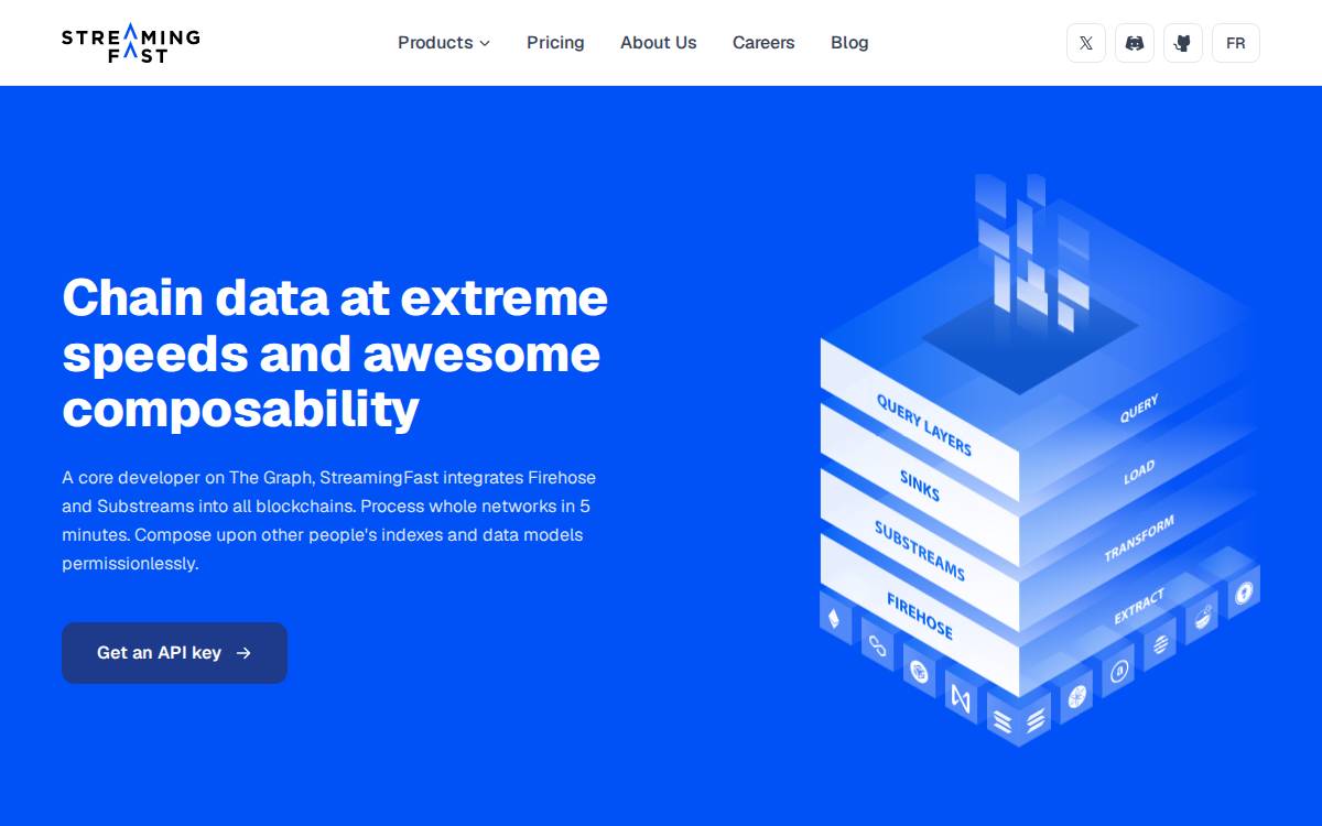 StreamingFast website preview