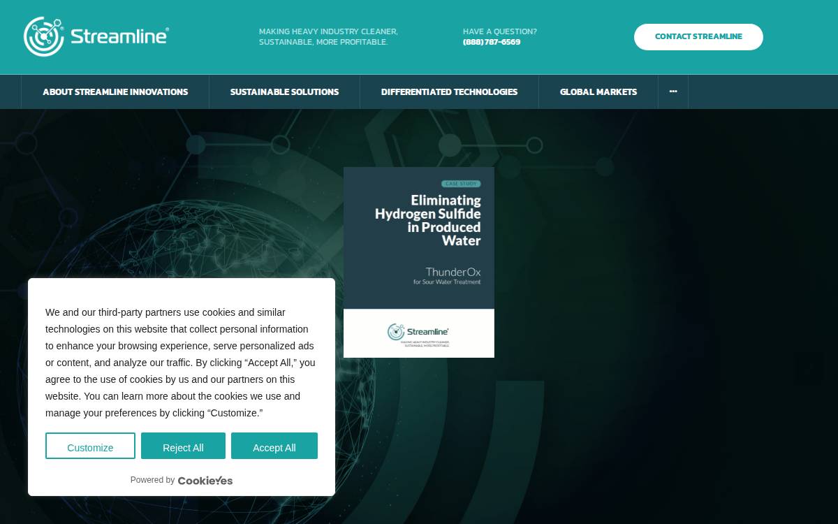 Streamline Innovations website preview
