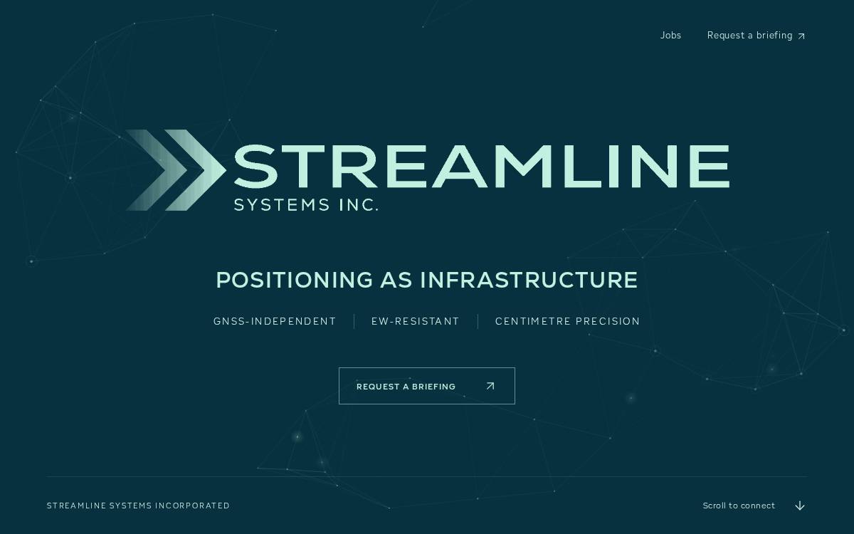Streamline Systems website preview