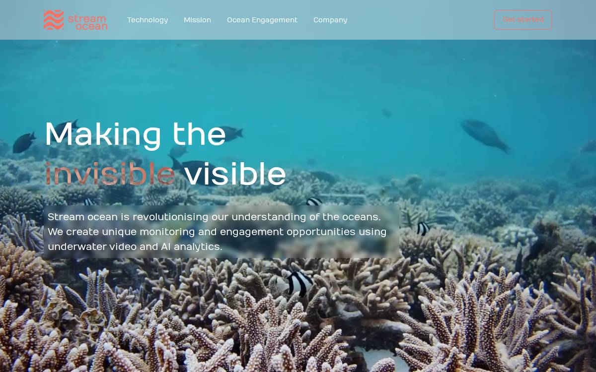 Streamocean website preview