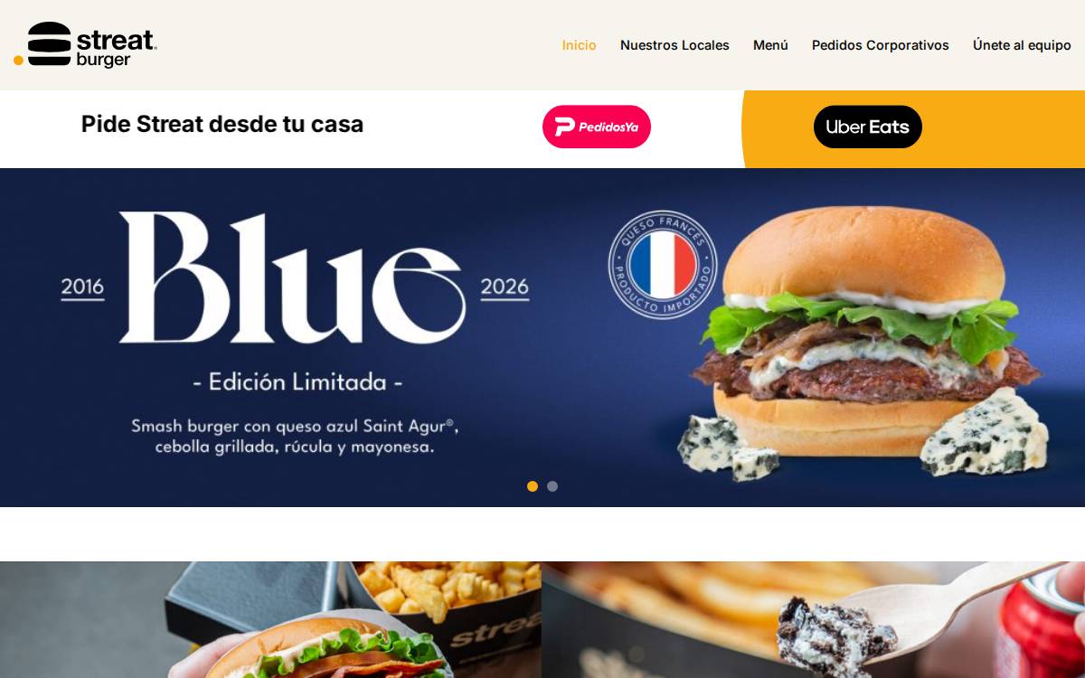 Streat website preview