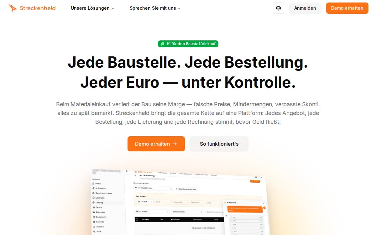 Streckenheld website preview