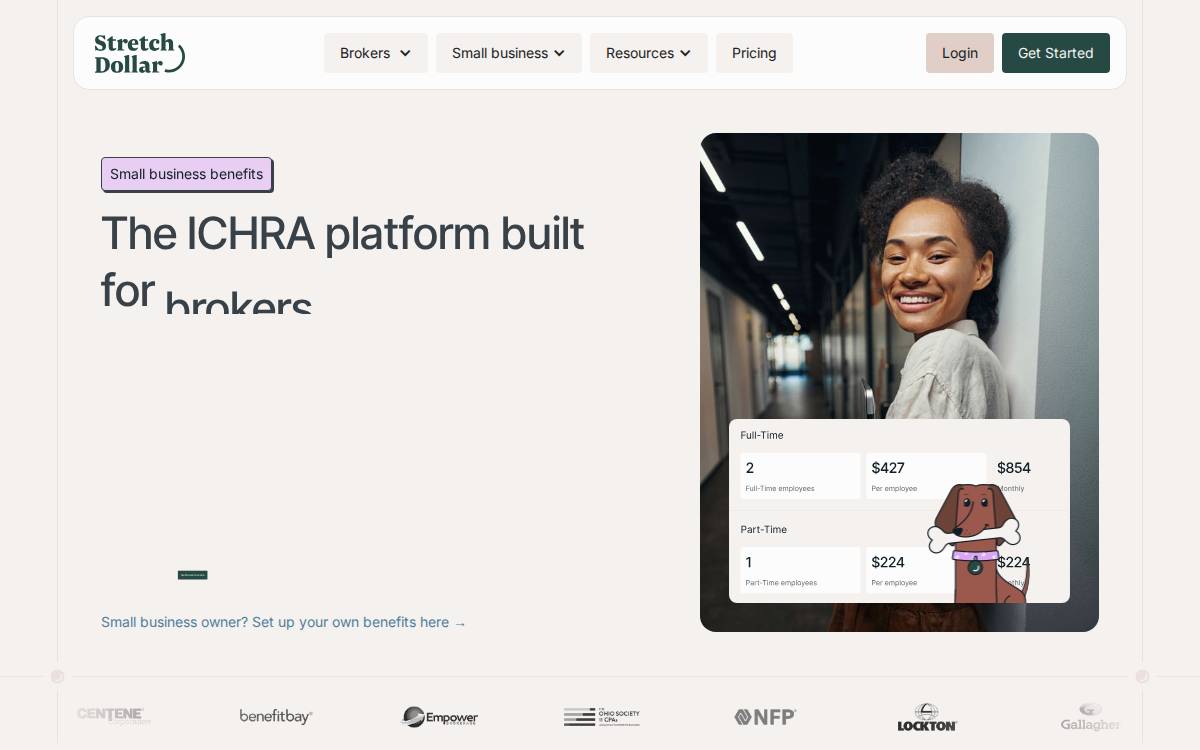 StretchDollar website preview