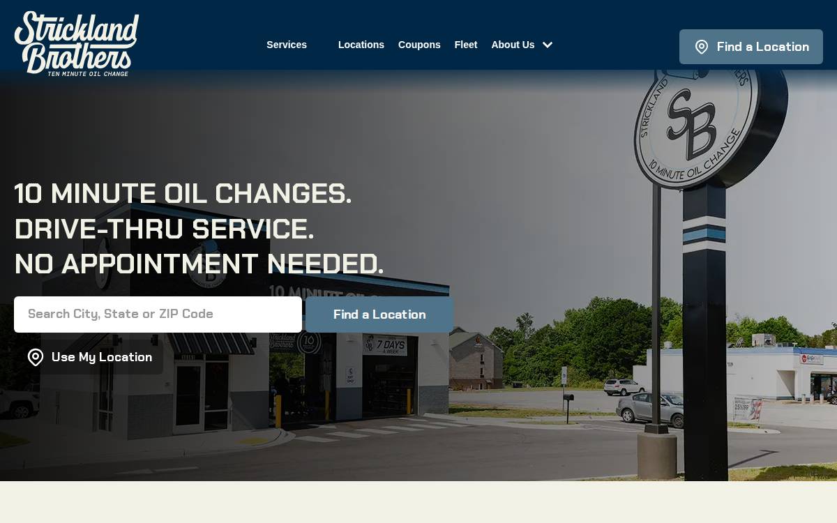 Strickland Brothers website preview