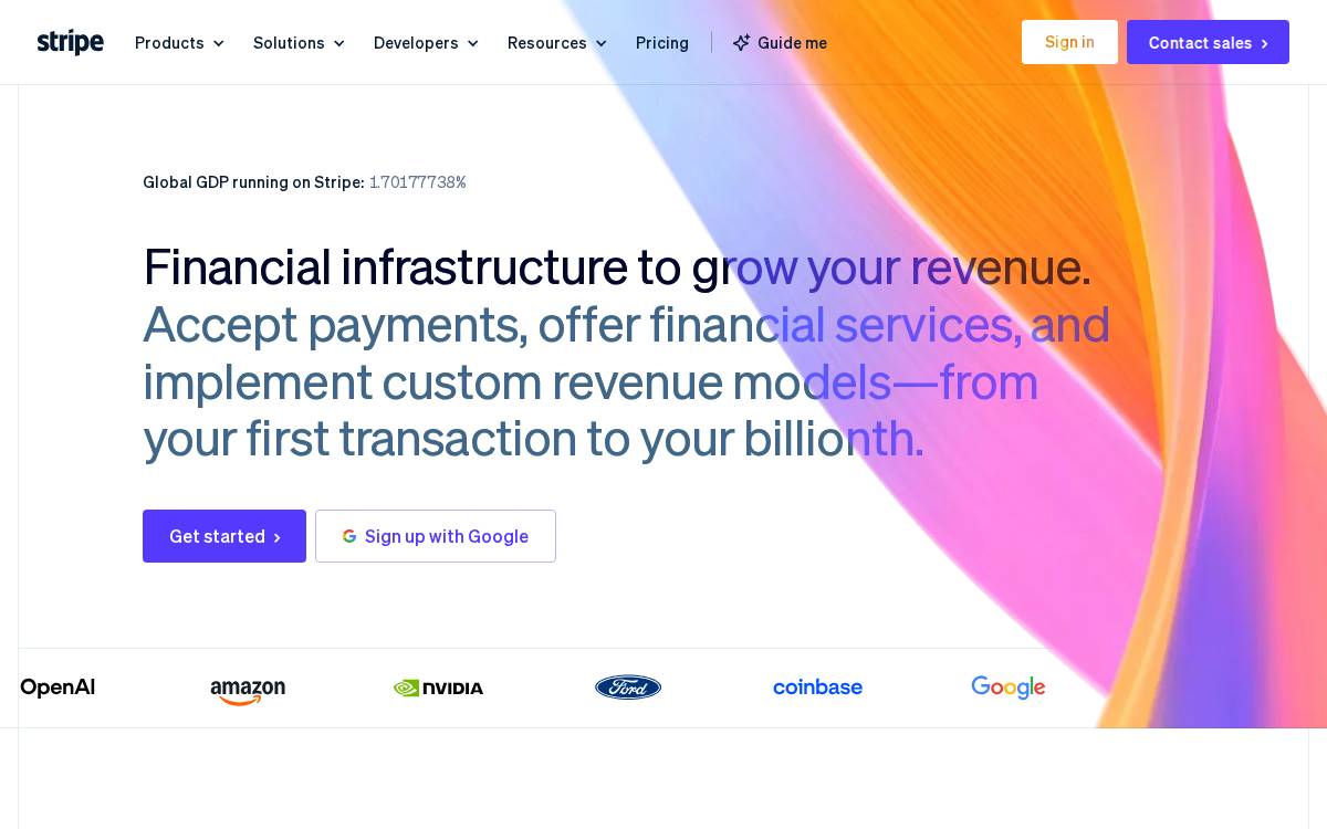 Stripeassets website preview