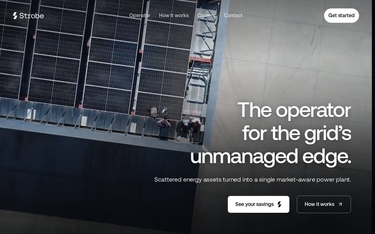 Strobe Power website preview