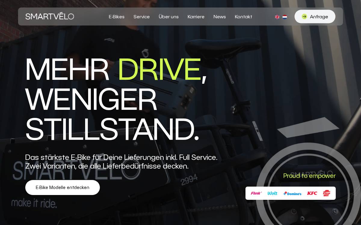 stroman-smartvelo website preview