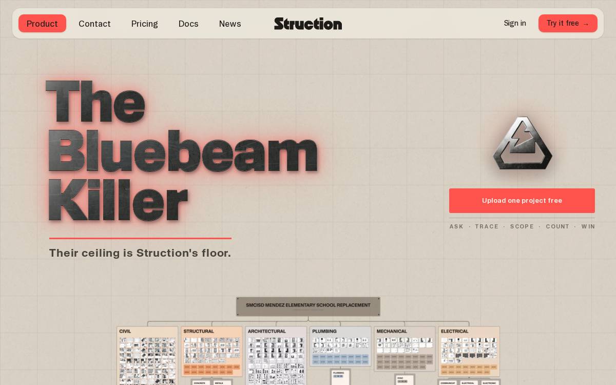 Struction website preview
