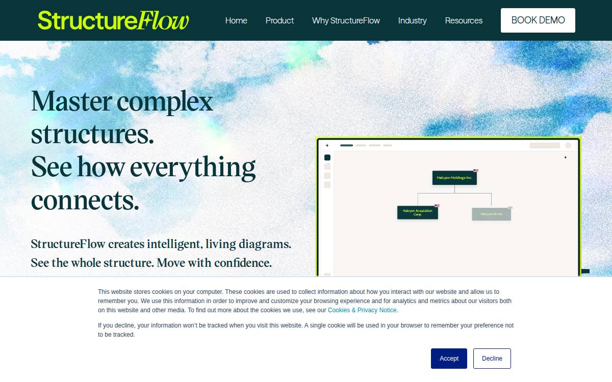 StructureFlow website preview