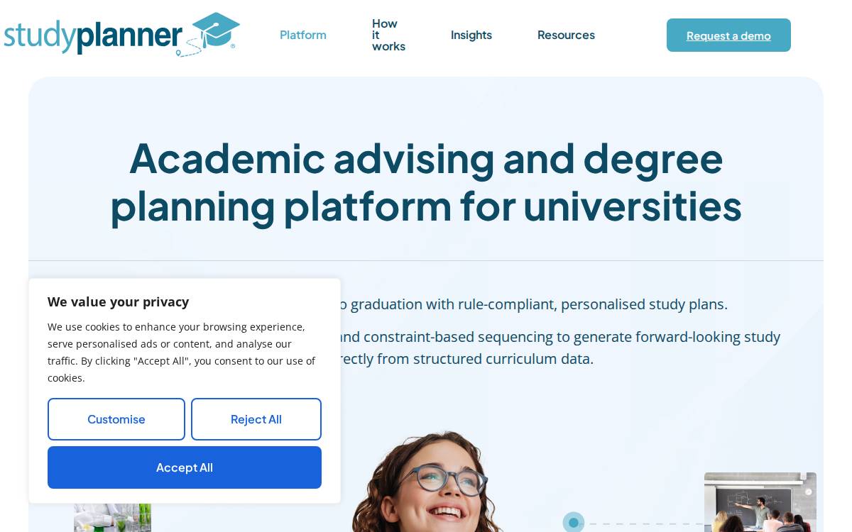 Study Planner website preview