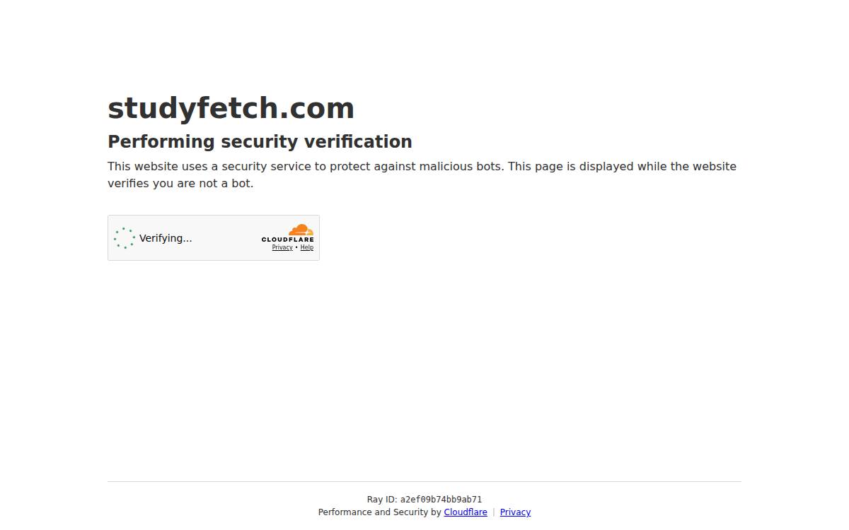 Studyfetch website preview