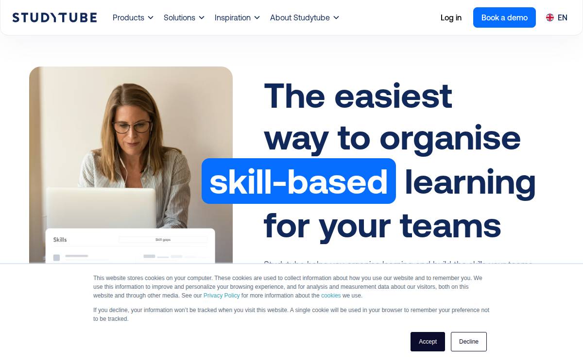 Studytube website preview