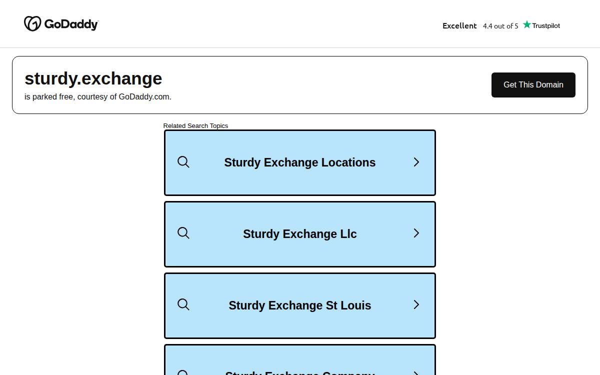 Sturdy website preview