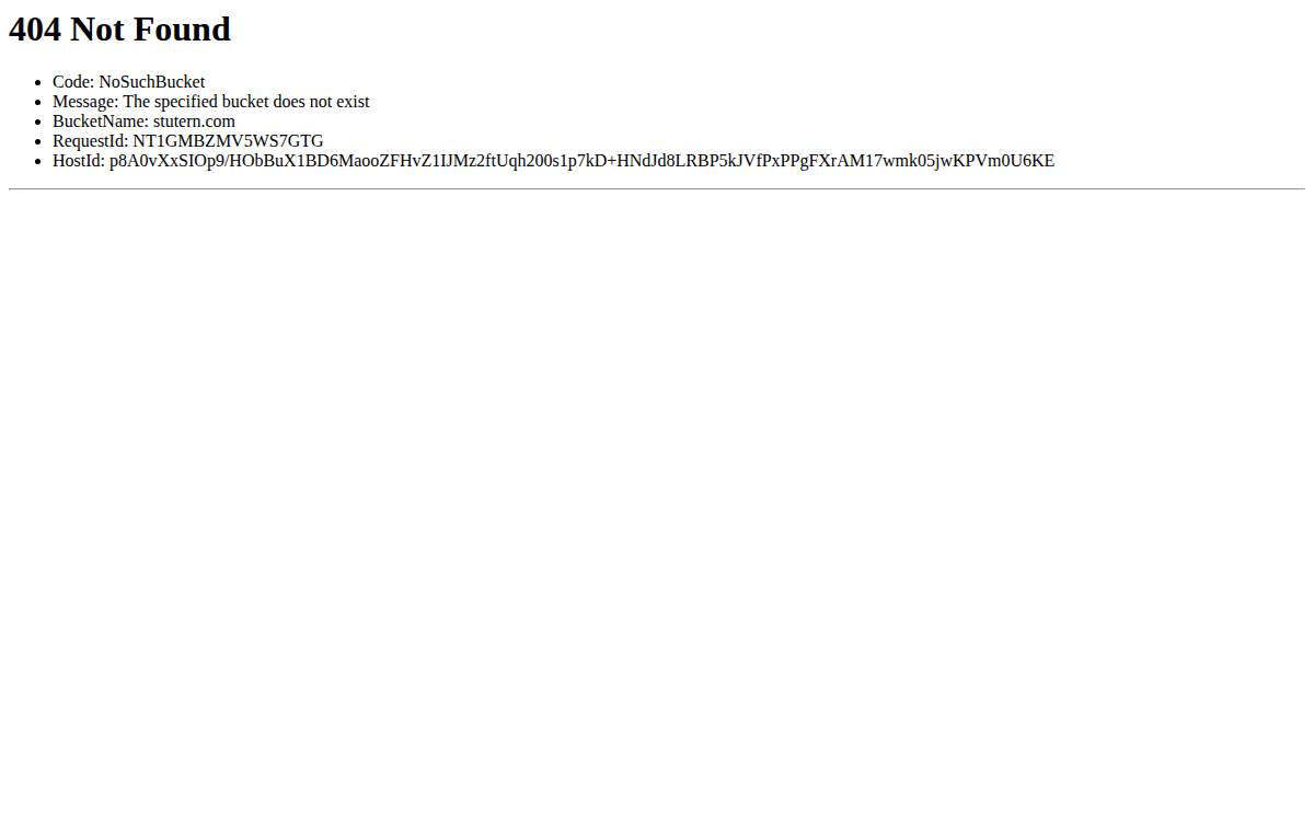 Stutern website preview