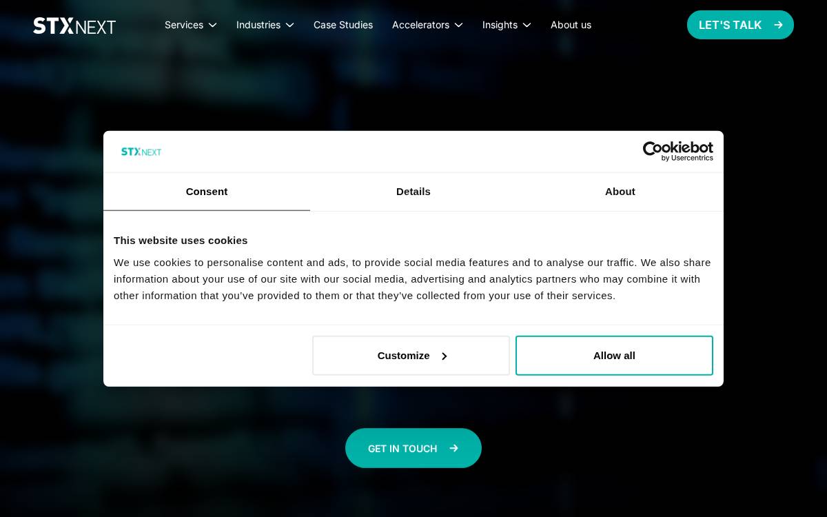 STX Next website preview