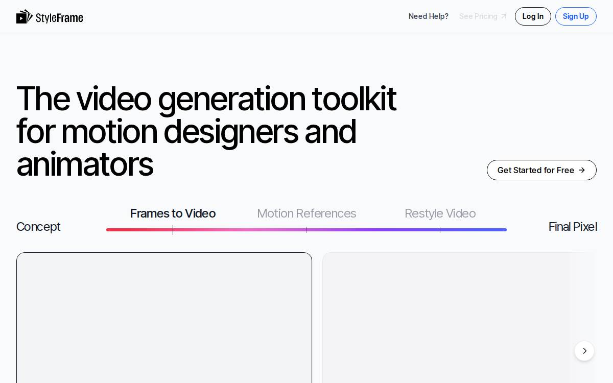 Styleframe website preview