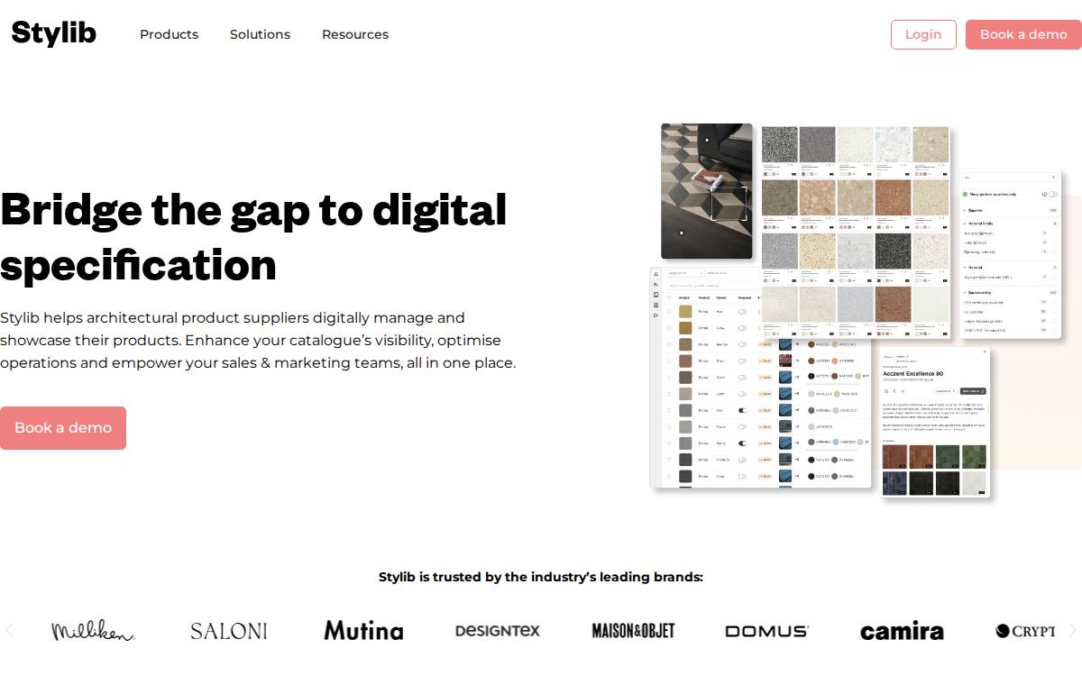 Stylib website preview