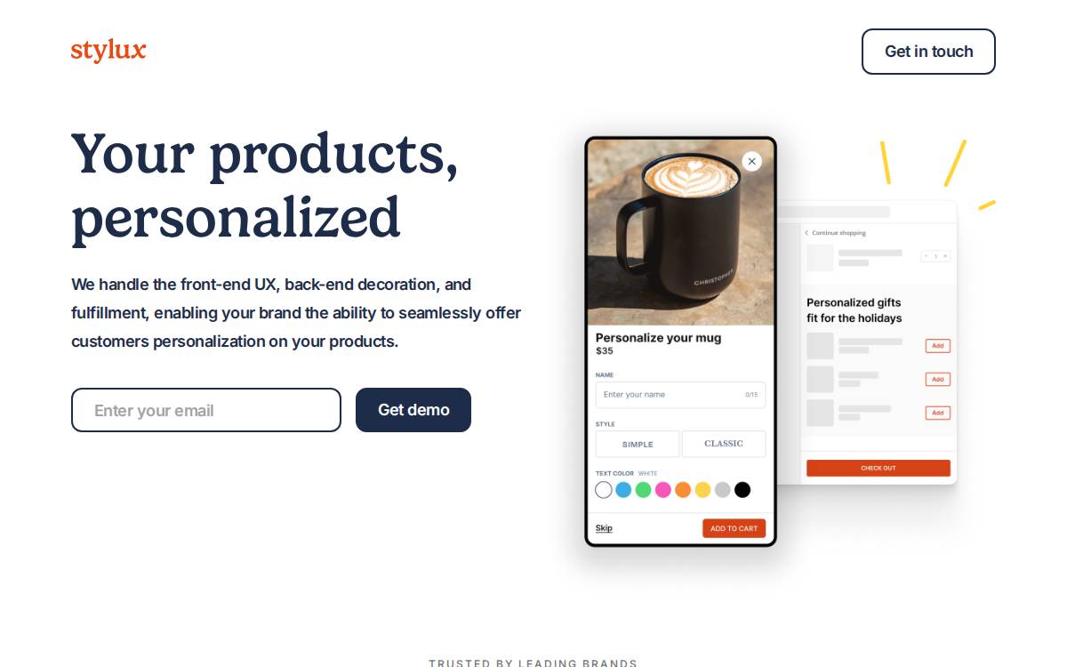 Stylux website preview