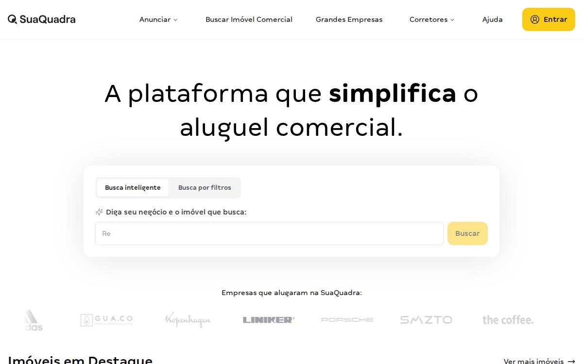 Suaquadra website preview