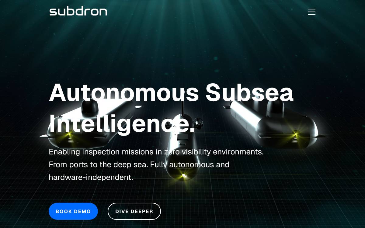 Subdron website preview