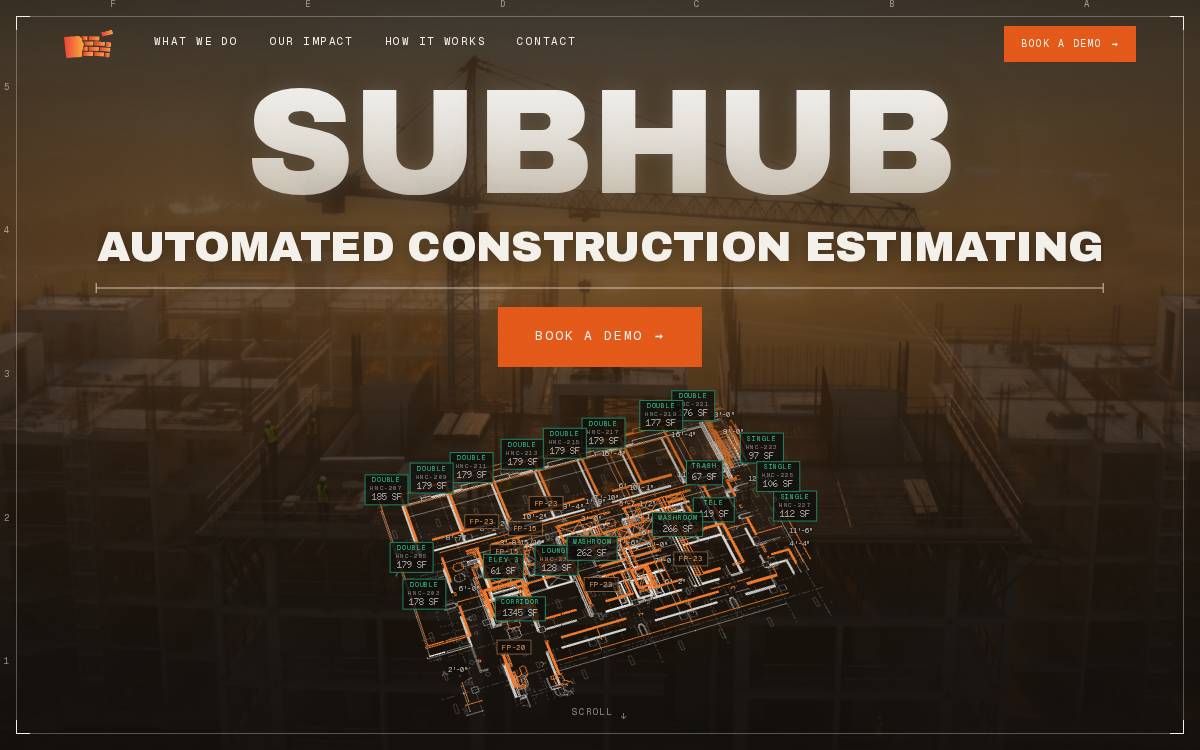 Subhub website preview
