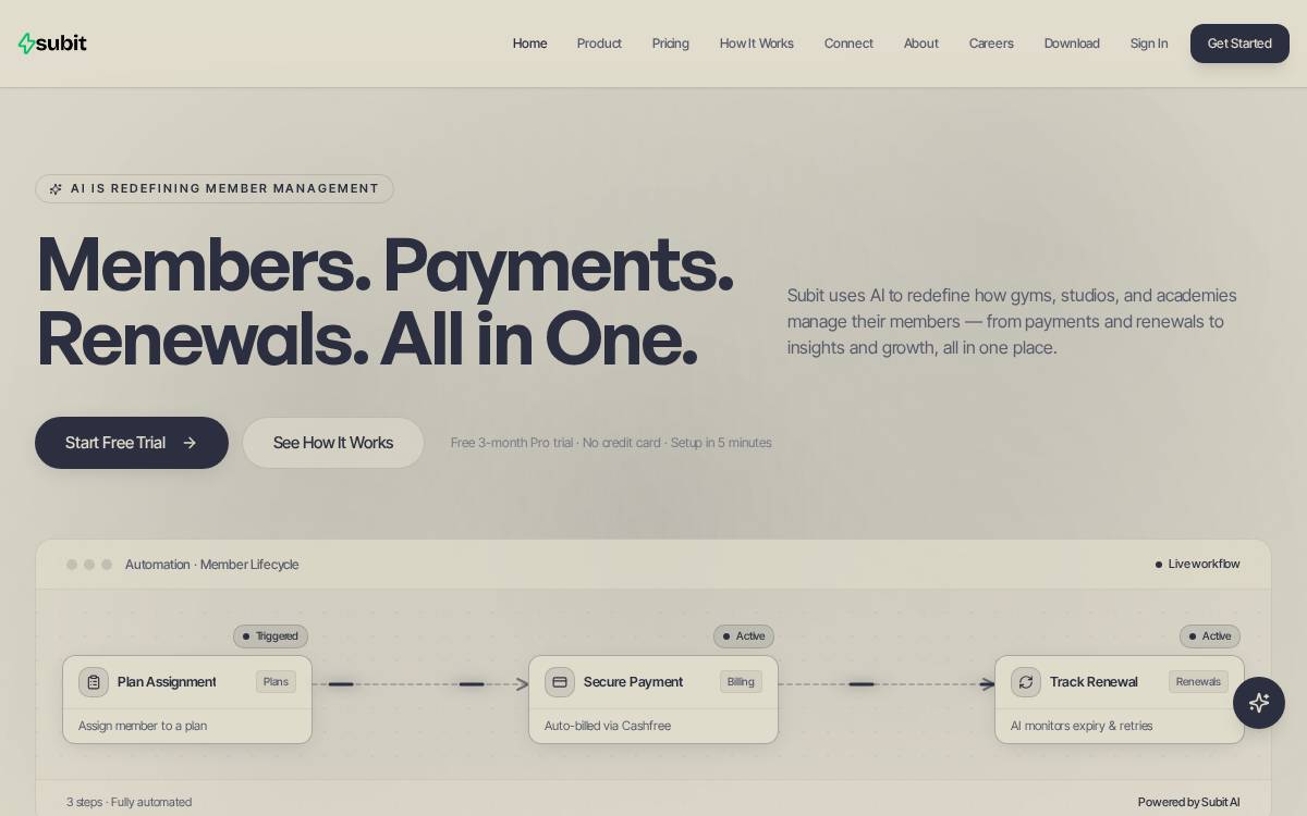 Subit website preview