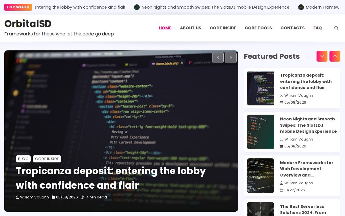 Suborbital website preview