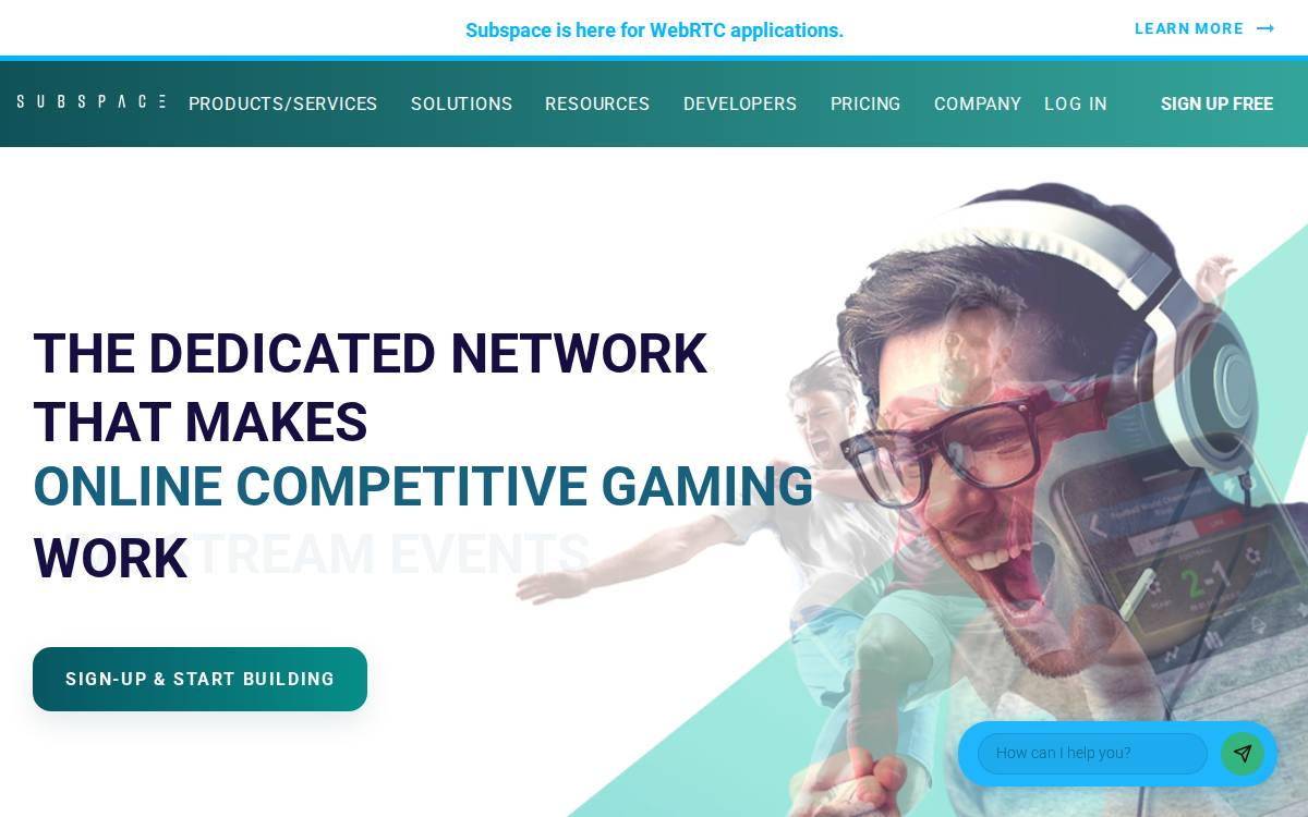 Subspace website preview