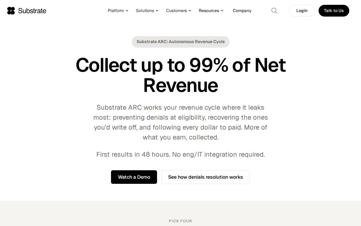 Substrate website preview