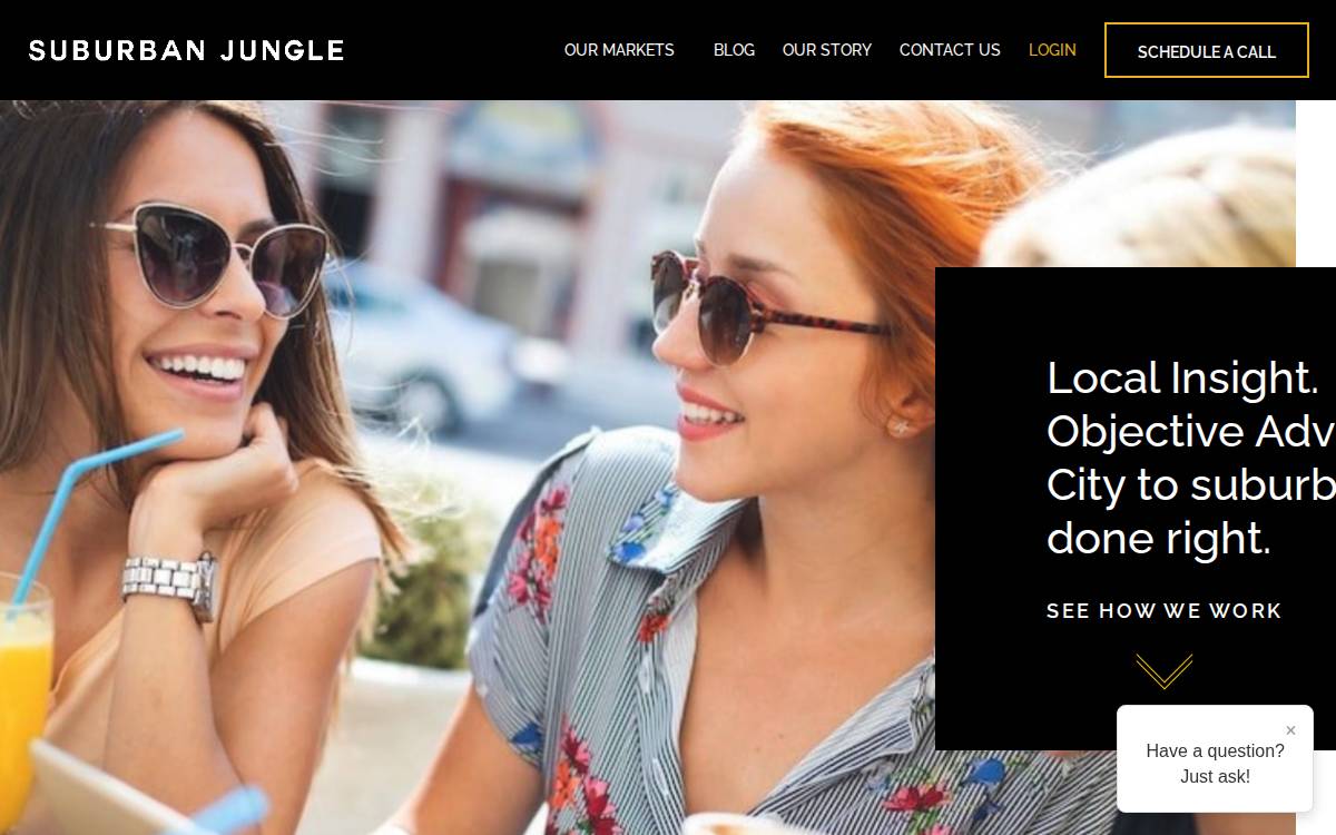 Suburban Jungle website preview