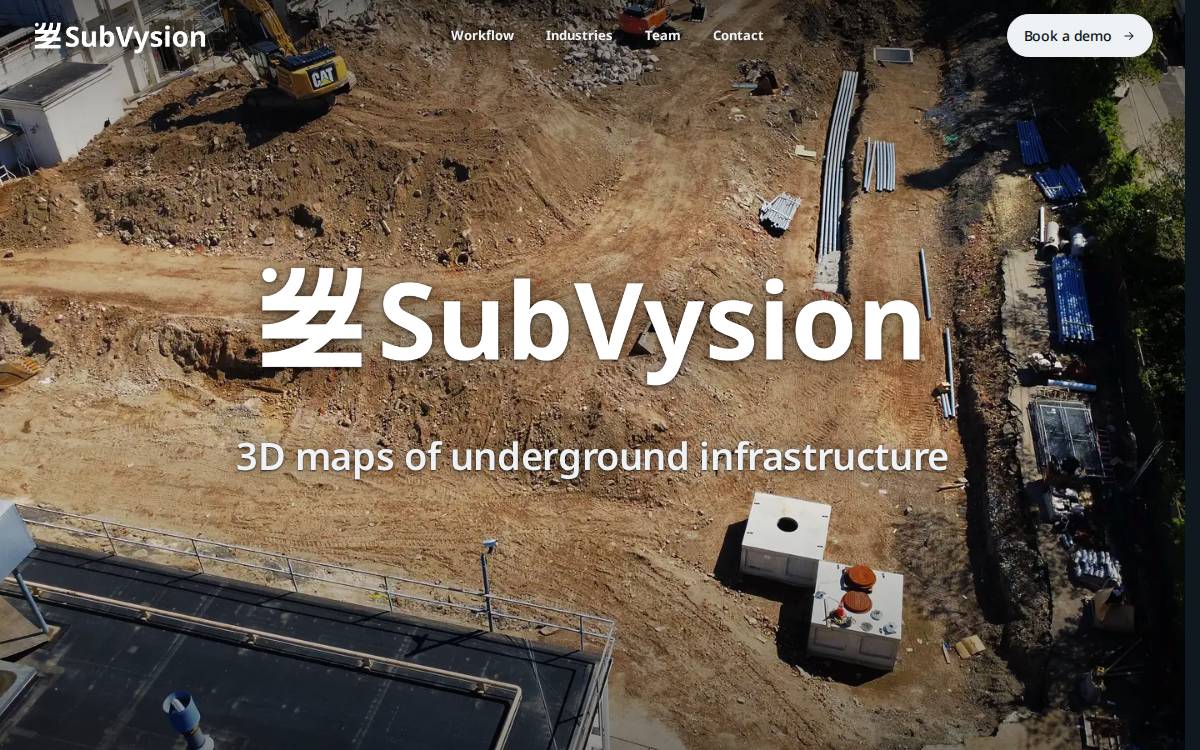 SubVysion website preview