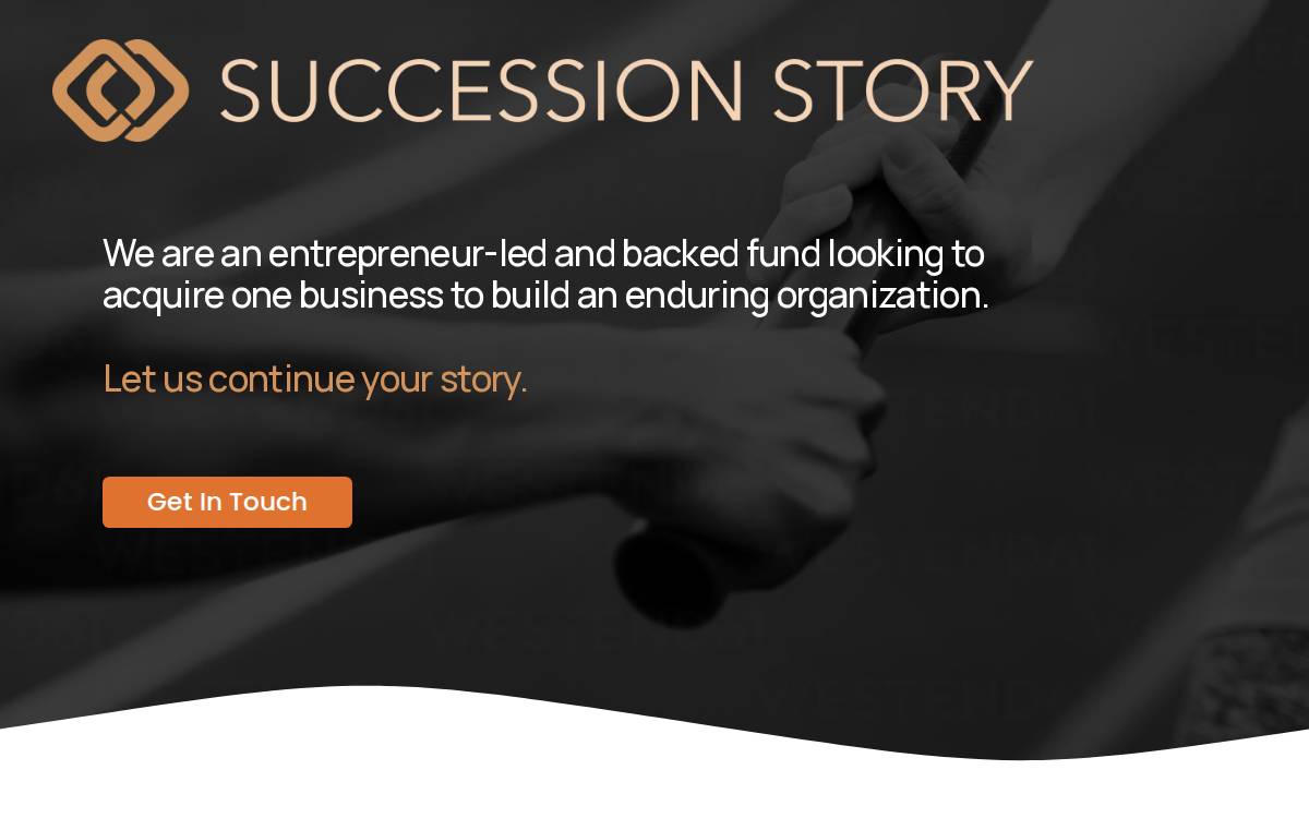 Succession Story website preview