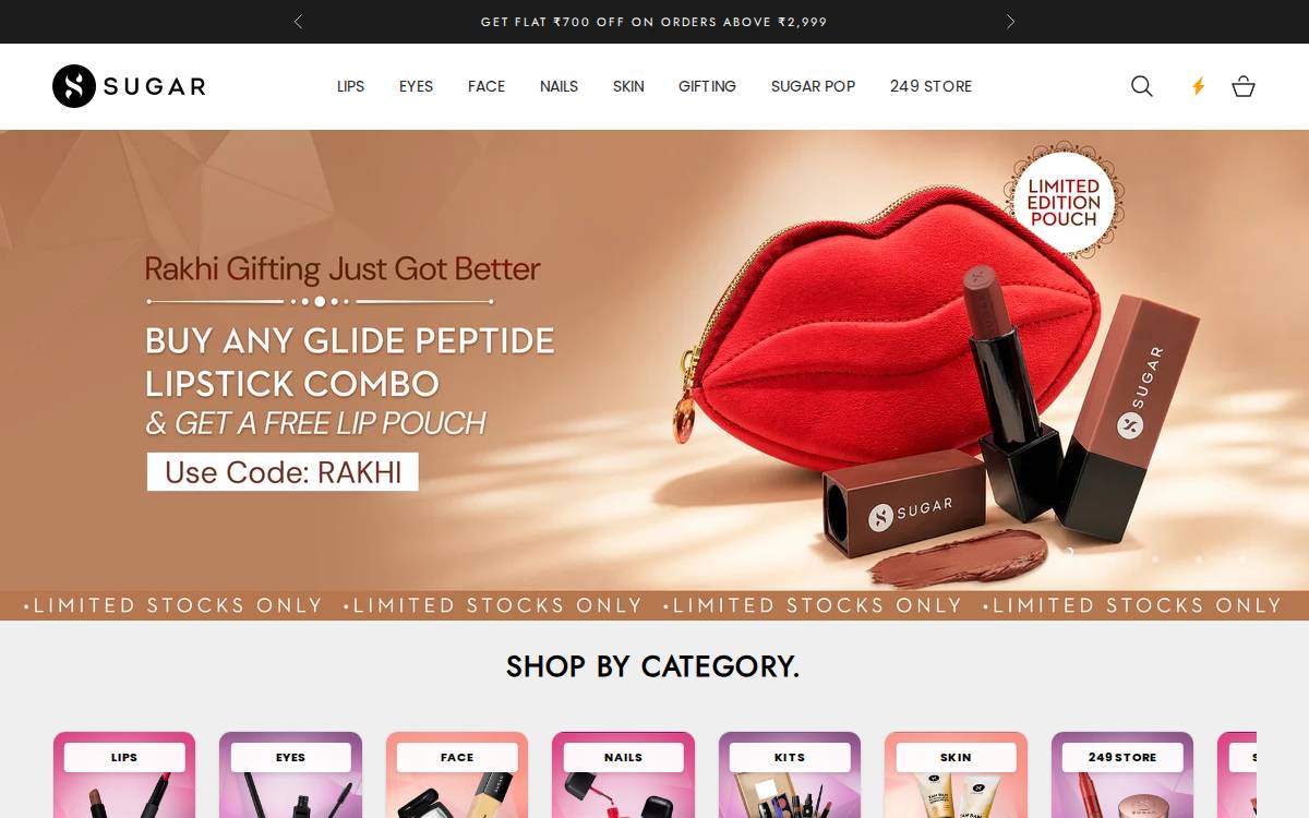 Sugar website preview