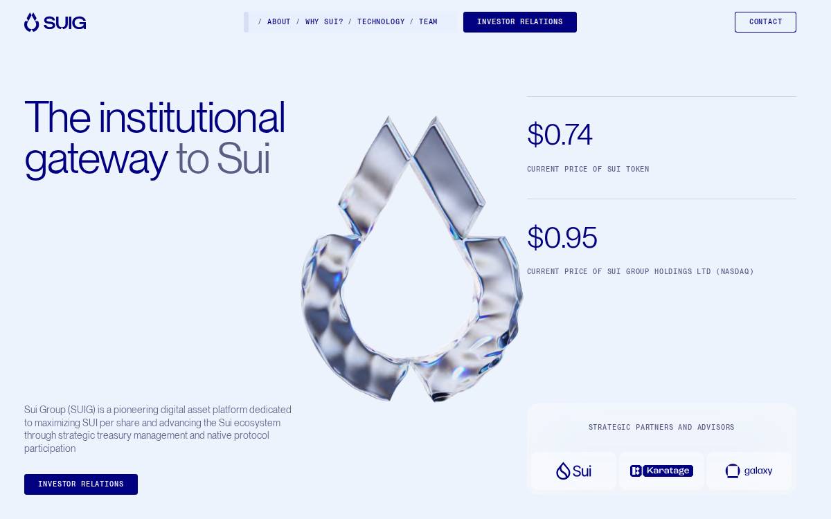 Sui Group website preview
