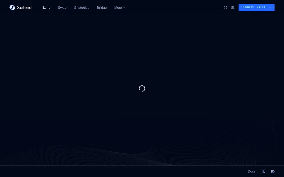 Suilend website preview
