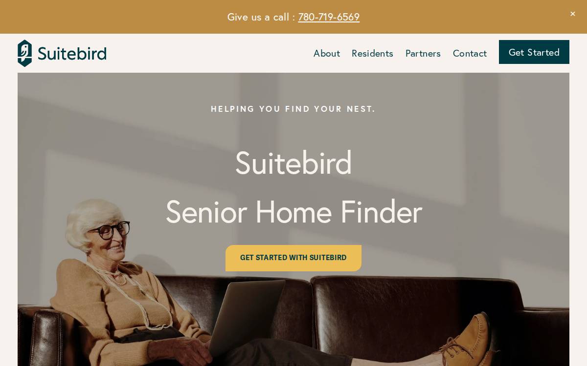 Suitebird website preview