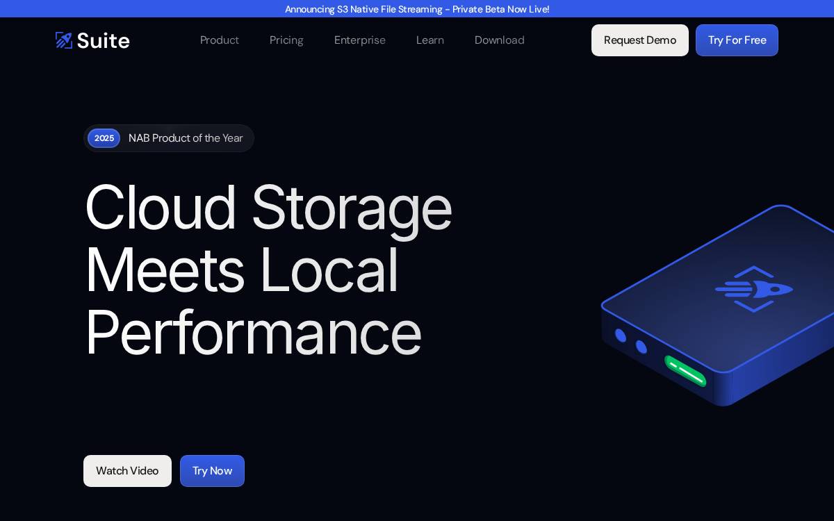 Suite Studios website preview