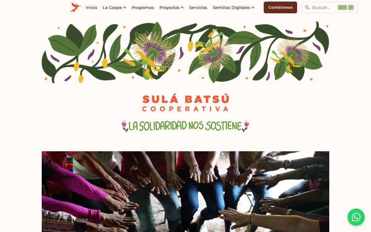 Sulá Batsú website preview